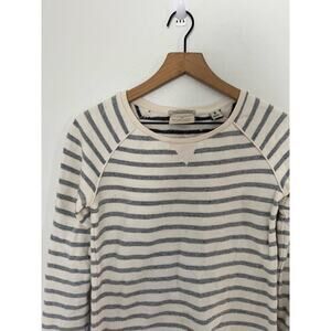 Scotch & Soda Women's Blue Stripe Pullover Sweater Cotton Size XS